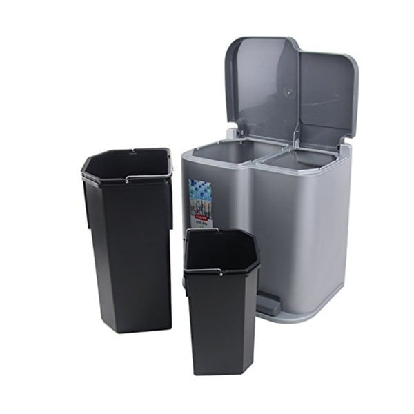 Hall pedaaliga prügikast 21 l Duo - Curver-image-2