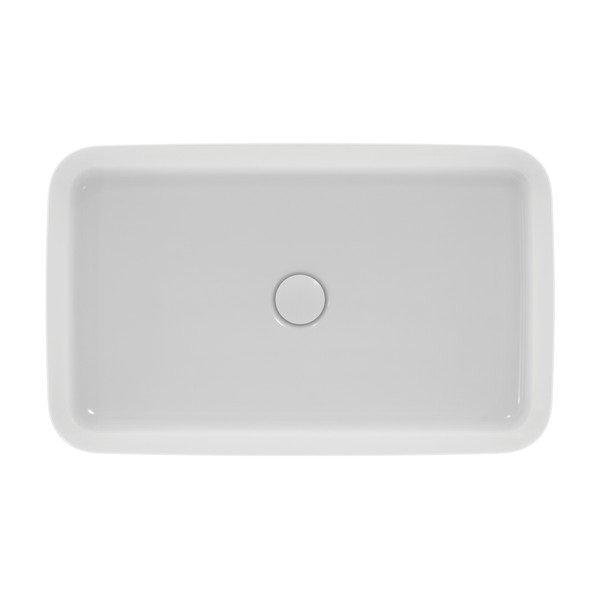 Valge keraamiline valamu 65x40 cm Ipalyss - Ideal Standard-image-2