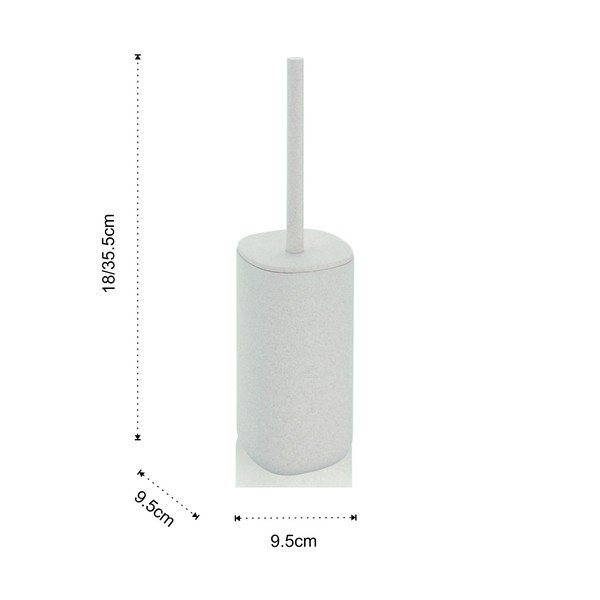 Beež plastikust tualetthari Cris - Tomasucci-image-2