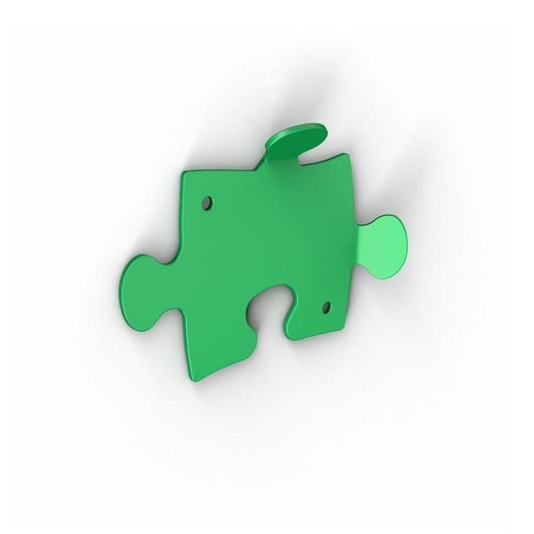 Zelené háčky Puzzle, 2 ks