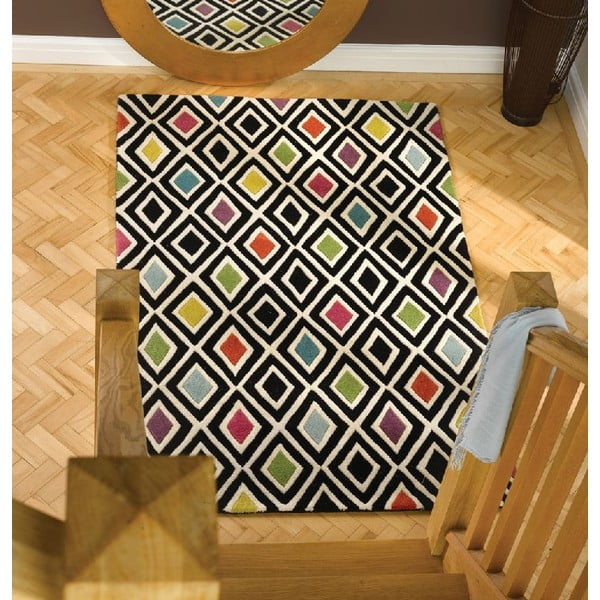 Vlněný koberec Flair Rugs Diamond, 80 x 150 cm-image-1