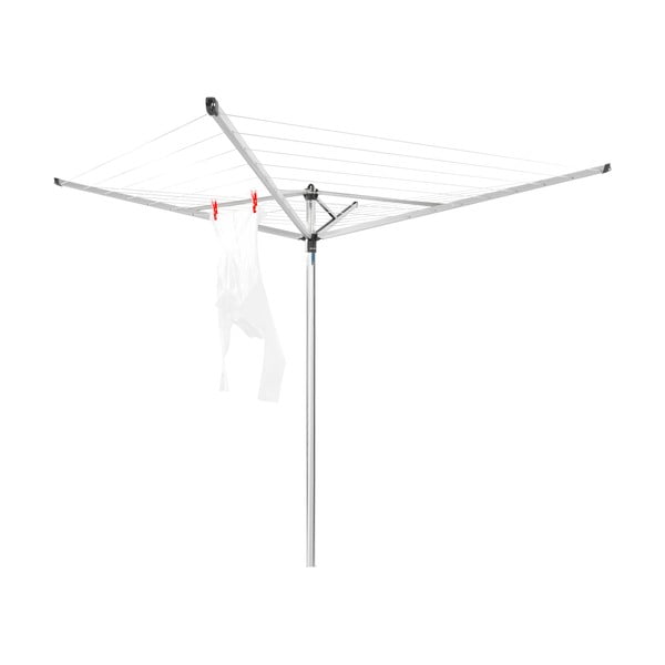 Hõbedane välitingimustes kasutatav pesukuivatusrest 40m Topspinner - Brabantia