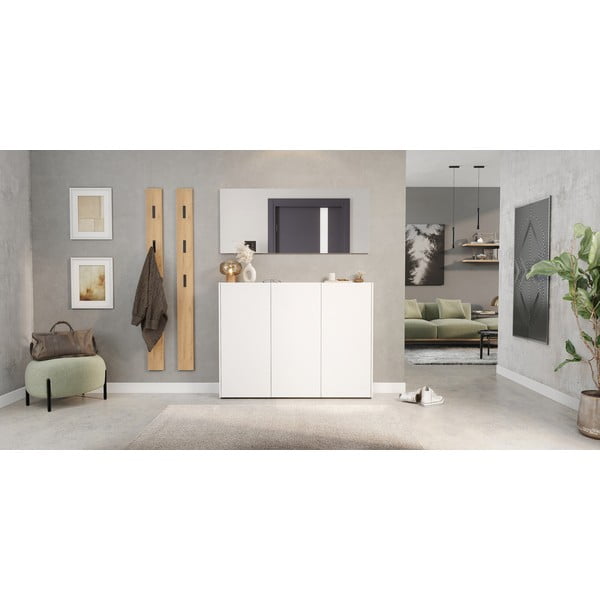 Valge tammespoonist jalatsikapp 138x105x25 cm Libbiano - Germania-image-4