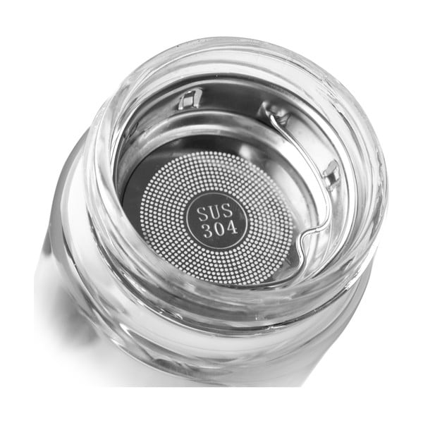 Klaasist veepudel bambusest kaanega , 500 ml - Orion-image-2