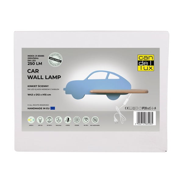 Sinine laste valgusti Car - Candellux Lighting-image-2