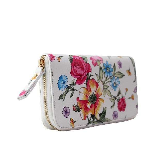 Nahast rahakott Flowerina - Chicca Borse-image-1