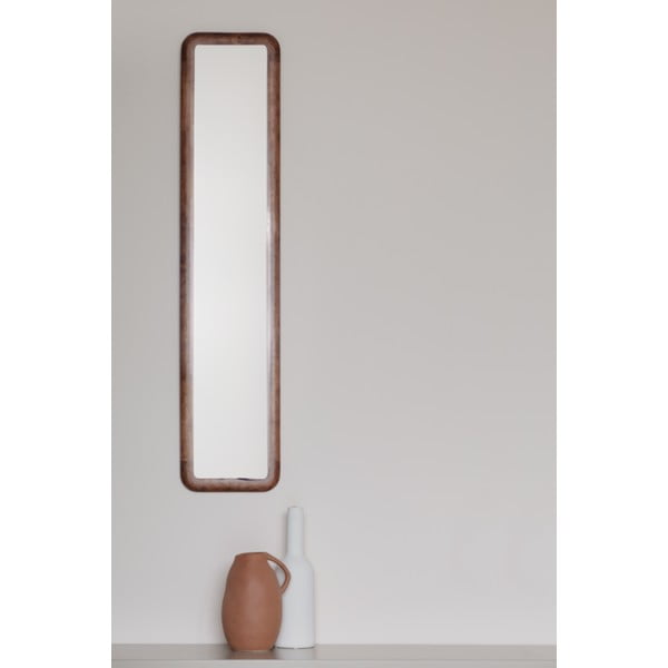 Puidust raamiga seinapeegel 26x120 cm Nyko - White Label-image-1