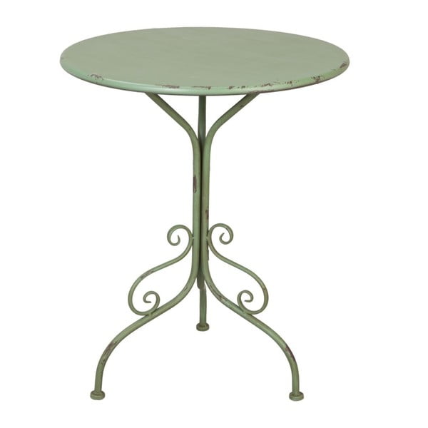 Kovový stolek Provence Table, 74x60 cm