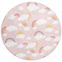 Roosa pestav laste mänguvaip ø100 cm Rainbow World - Mila Home