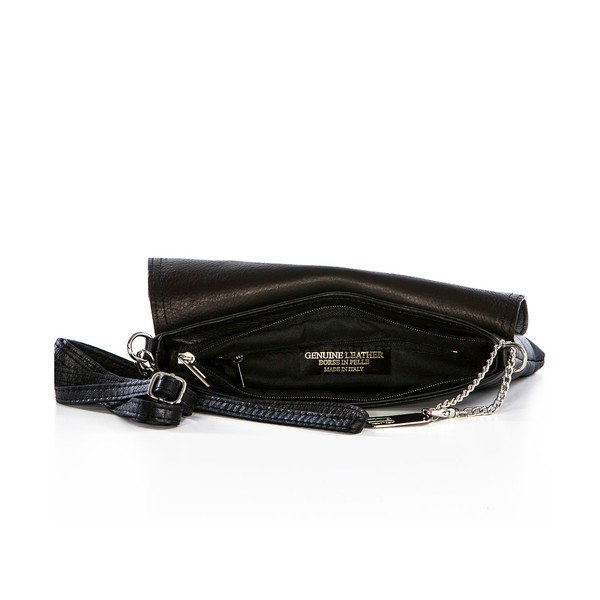 Kožené psaníčko Souvage Black-image-1
