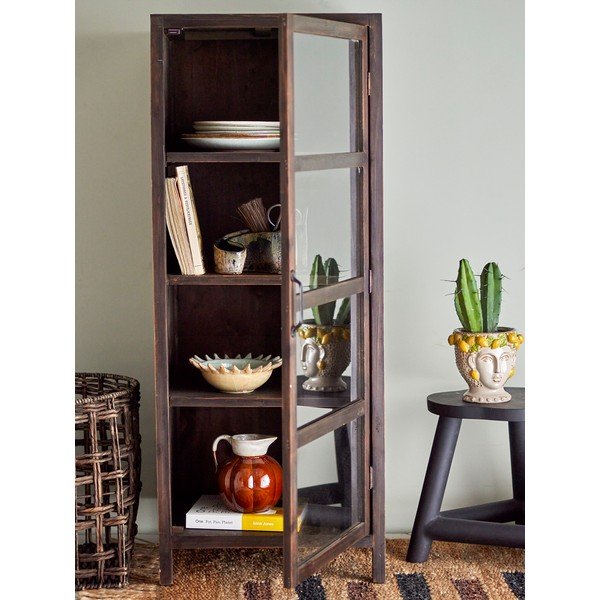 Kuusepuidust vitriinkapp 45x125 cm Marl - Bloomingville-image-1