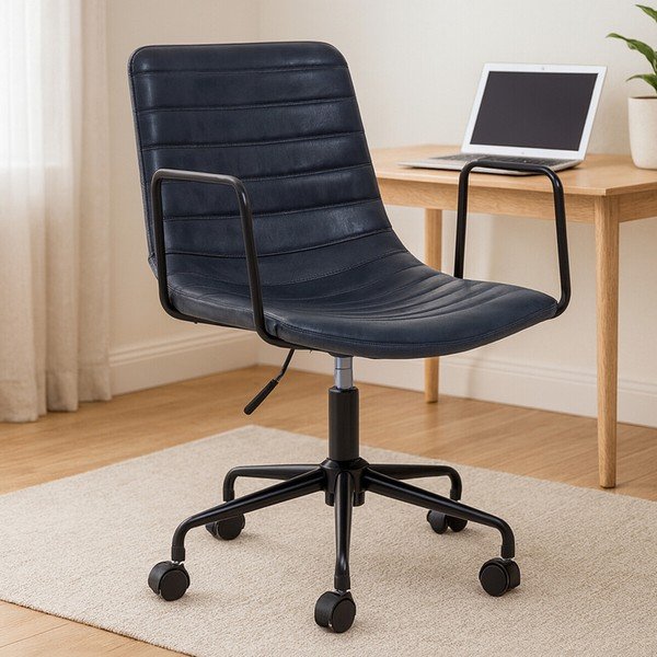Tumehall kunstnahast kontoritool Forbes - Premier Housewares-image-3