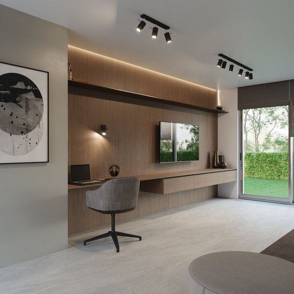 Must metallist kohtvalgusti ø 6 cm Etna - Sollux-image-3