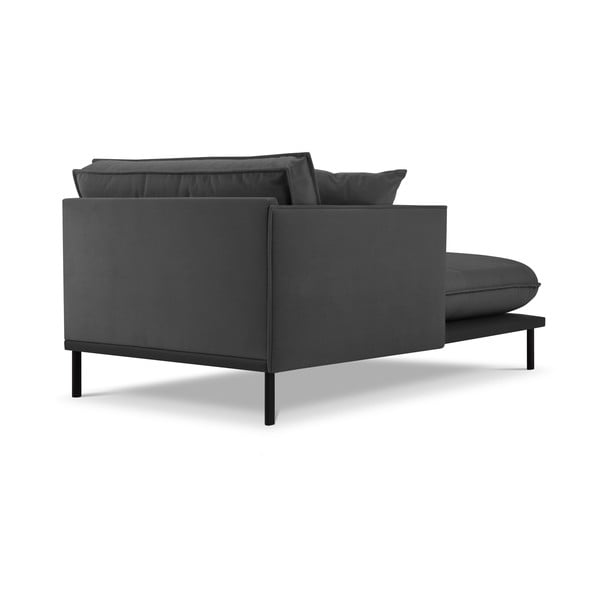 Sametist tumehall lamamistool, vasak nurk Auguste - Interieurs 86-image-2