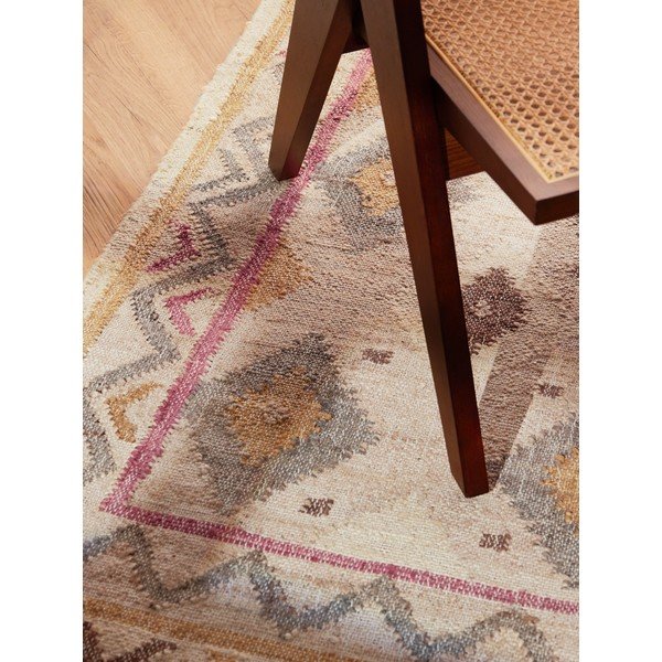 Kreem käsitsi kootud džuudist vaip 80x200 cm Roya Imani - Elle Decoration-image-3