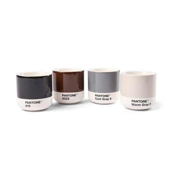 Espresso portselantassid, 4 tk, 100 ml Macchiato – Pantone