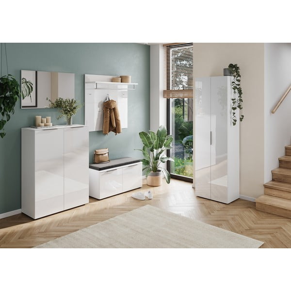 Valge riidekapp 59x197 cm Genova - Germania-image-4