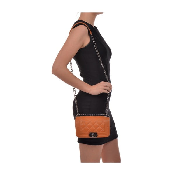 Konjaki pruunist nahast Mari käekott - Isabella Rhea-image-4