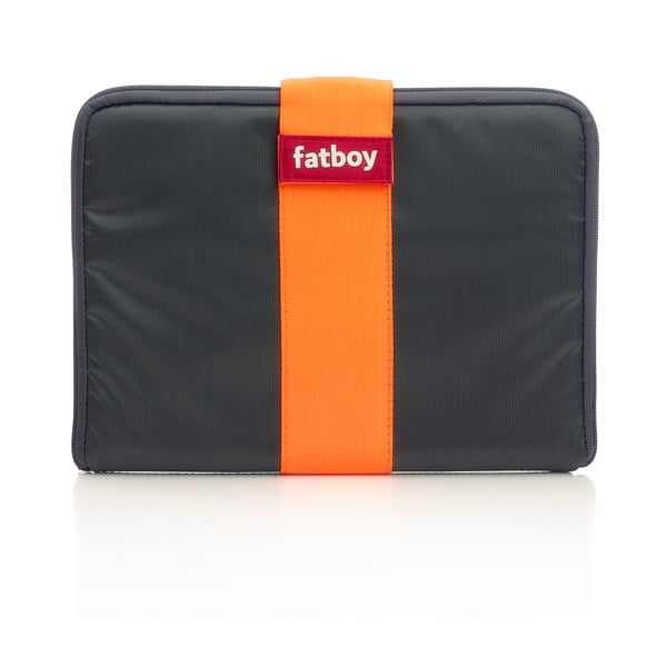 Antracitovo-oranžový obal na tablet Fatboy Tuxedo