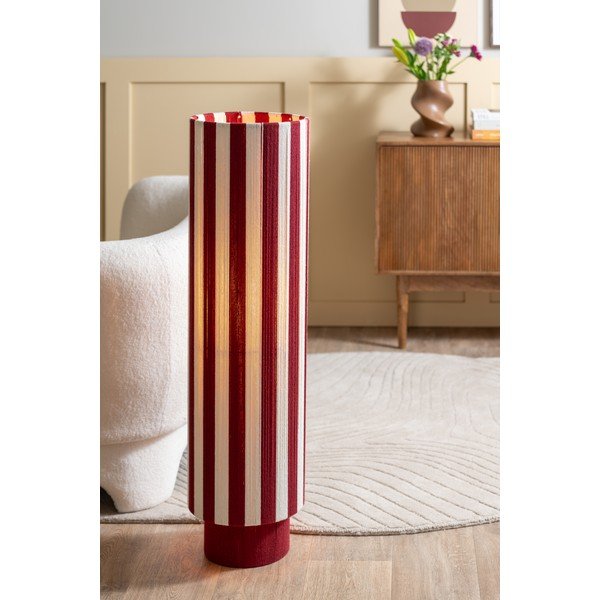 Punane/valge nöörist põrandalamp (kõrgus 106 cm) Vienna Stripes - Leitmotiv-image-1