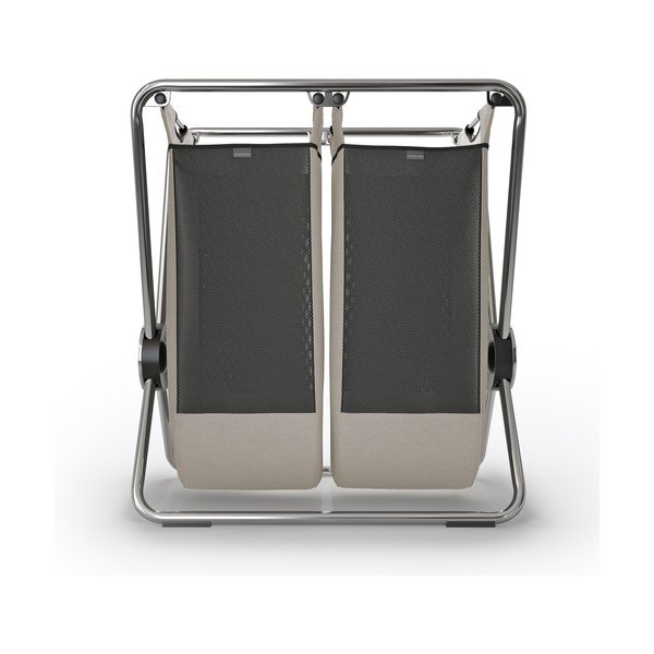 Helepruun kokkupandav riidest pesukorv 200 l - simplehuman-image-1