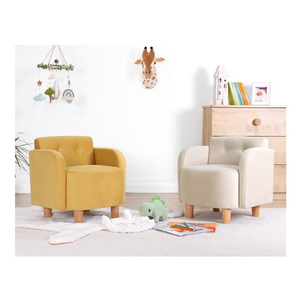 Kollane laste tugitool Volie – Artie-image-4