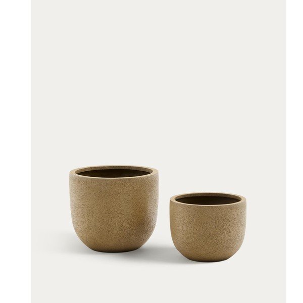 Lillepotikatted komplektis 2 tk, tsemendist, ø 44 cm Selvi - Kave Home