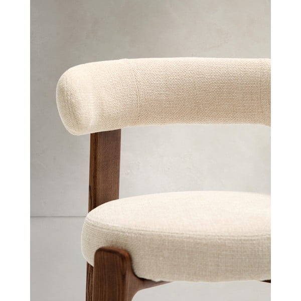 Pruun-beež tuhkpuidust söögitool Granite - Kave Home-image-2