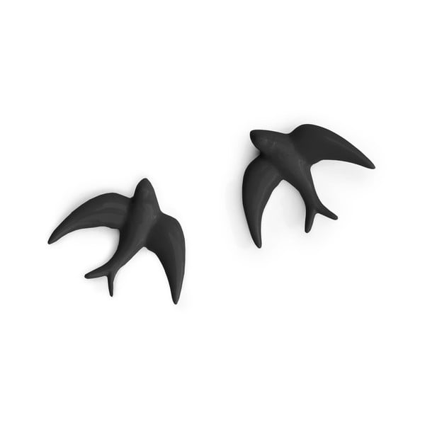 Komplekt 2 käsitsi valmistatud portselanist seinakaunistust Golondrinas - Surdic-image-2