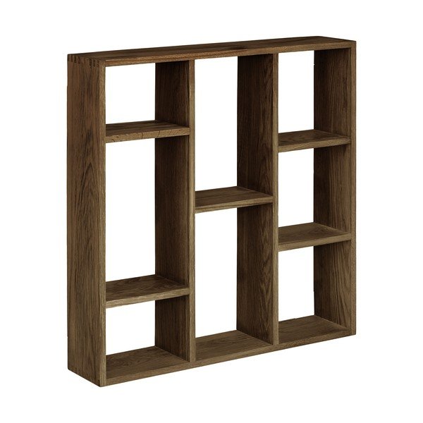 Tumepruun tammepuidust riiul 70 cm Townsville - House Nordic
