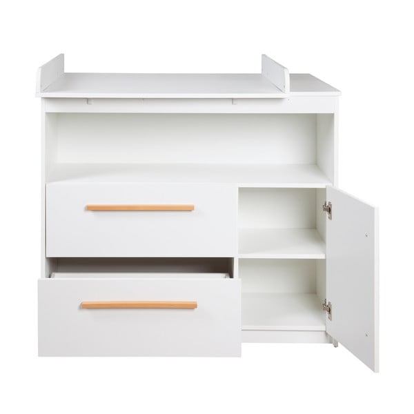 Valge madal laste kummut 107x98 cm Lilo - Roba-image-3