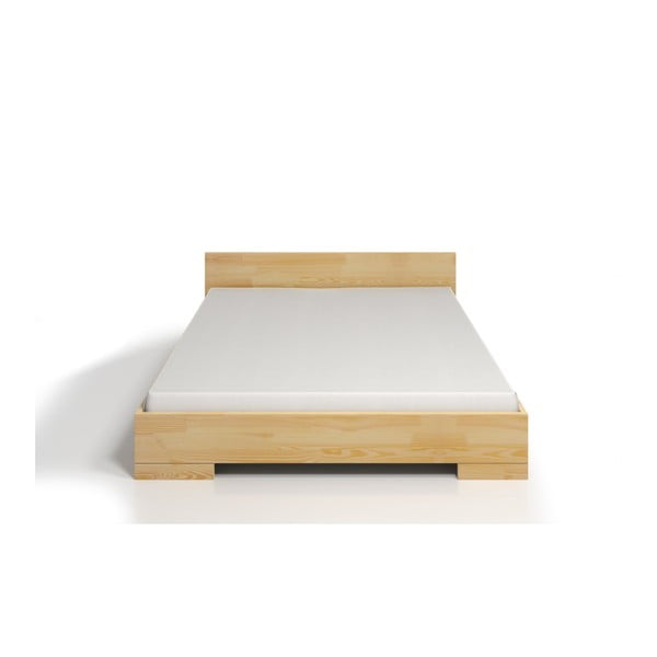 Dvoulůžková postel z borovicového dřeva s úložným prostorem SKANDICA Spectrum, 140 x 200 cm-image-1