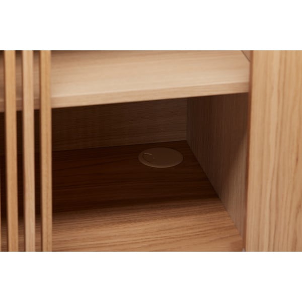 Madal kapp naturaalsest tammepuust 188x75 cm Ende - Woodman-image-1