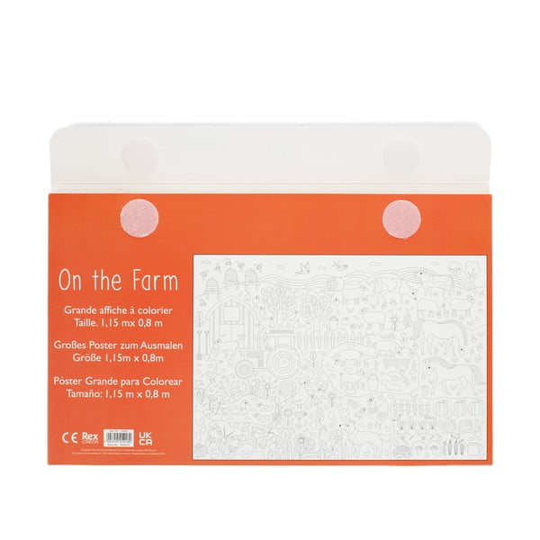 Värviraamat On the Farm - Rex London-image-4