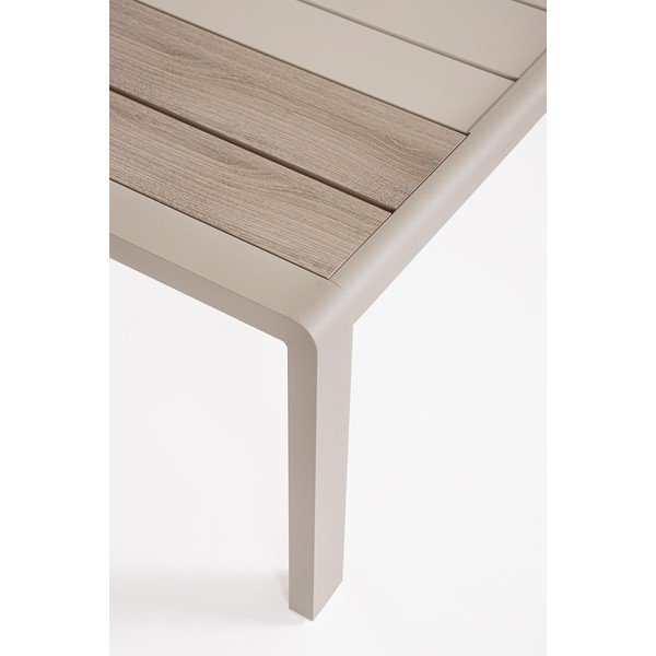 Beež alumiiniumist aiamööbli komplekt 5-le Elna - Bizzotto-image-4