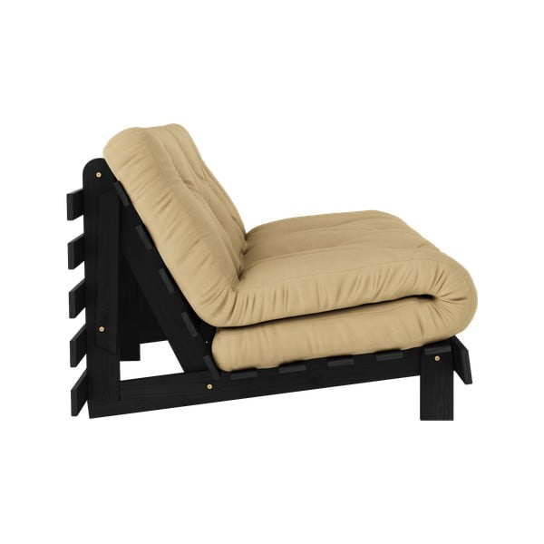 Sinepivärvi diivanvoodi 160 cm Roots Black Night - Karup Design-image-4