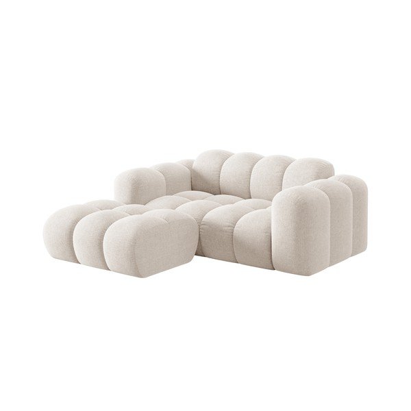 Kreem šenillist nurgadiivan (vasak nurk) Treno - Cosmopolitan Design-image-1