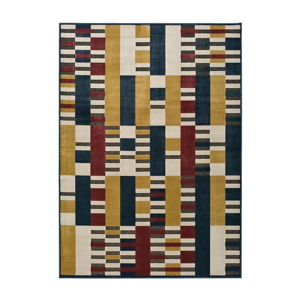 Kollane vaip Farashe Stripes, 140 x 200 cm - Universal