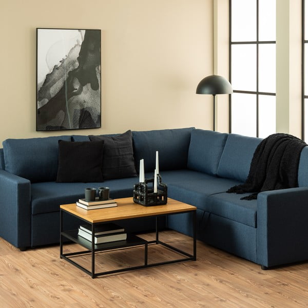 Tammedekooriga diivanilaud 60x90 cm Gila - Actona-image-1