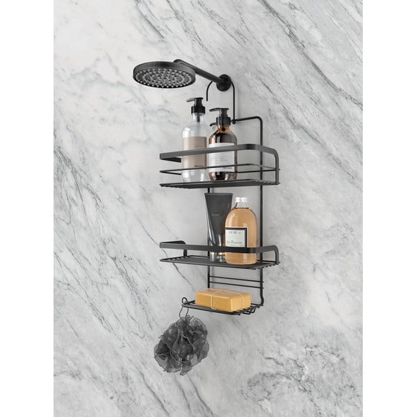 Must rippuv vannitoa riiul Origin Lava - Metaltex-image-1