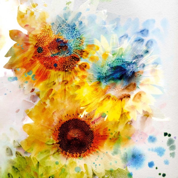Obraz Homemania Decor Flowers, 60 x 60 cm