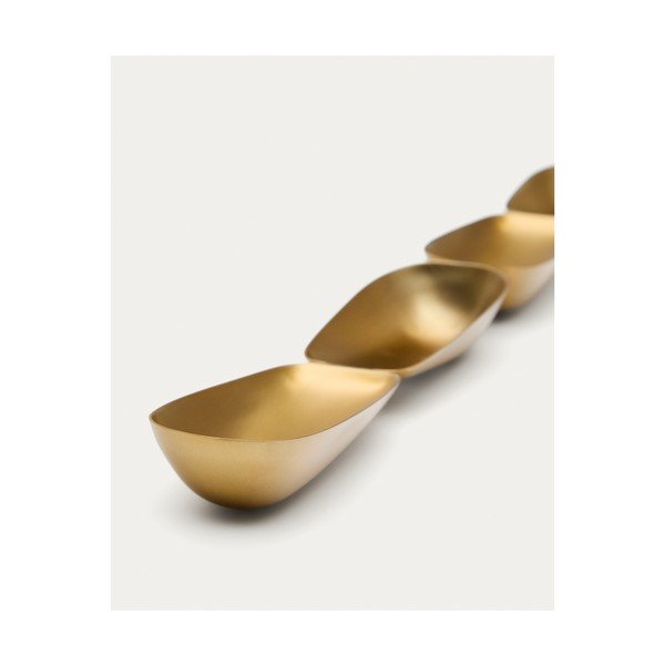 Kuldne roostevabast terasest serveerimiskauss Aruc - Kave Home-image-3