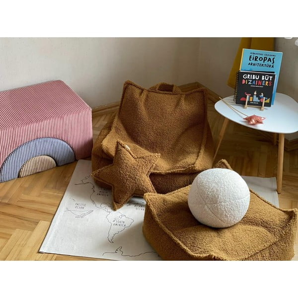 Pruun bukleekangast laste diivanipadi Star - Wigiwama-image-2