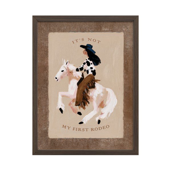 Trükitud pilt raamiga 30x40 cm Rodeo - Styler
