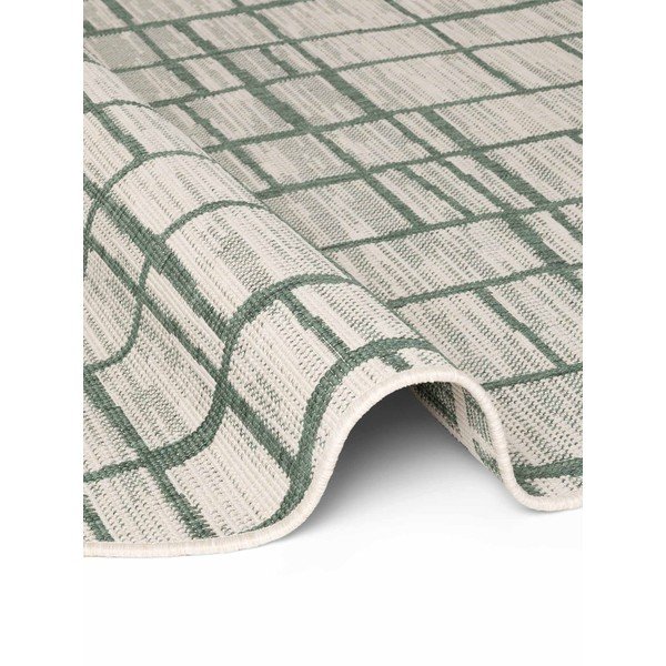 Roheline/kreemikas ümmargune sise- ja õuevaip ø 200 cm Haringey Crouch - Ted Baker-image-3
