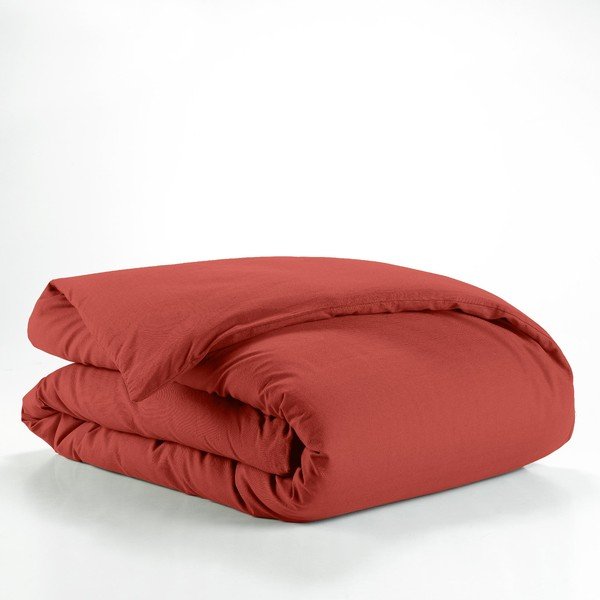 Puuvillane tekikott üheinimesevoodile telliskivi värvi 140x200 cm Lina - douceur d'intérieur