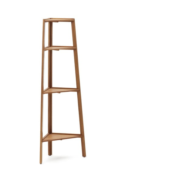 Naturaalset värvi tahkest akaatsiapuidust väliriiul 42x150 cm Victora - Kave Home-image-2