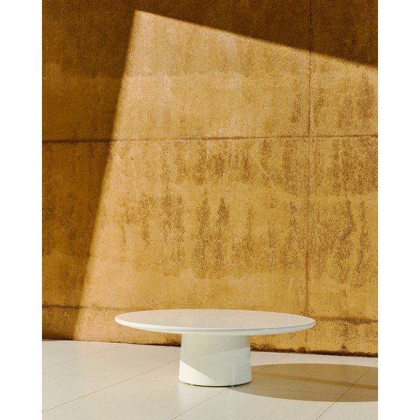 Betoonist ümmargune aia diivanilaud ø 110 cm Albanella - Kave Home-image-1