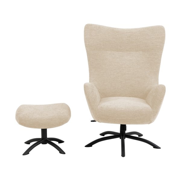 Kreemvalge ja valge kõrvade ja jalatsite komplekt Talgarth - Actona-image-2