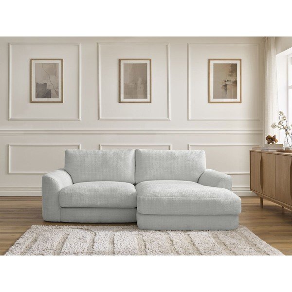 Helehall šenillist nurgadiivan (parem nurk) Leonore - Bobochic Paris-image-1